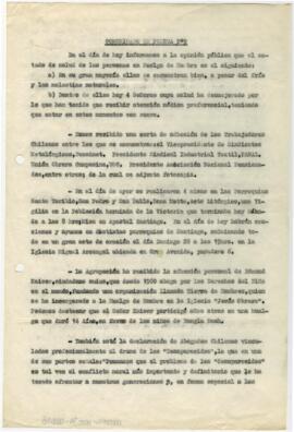 Comunicado de prensa N° 9