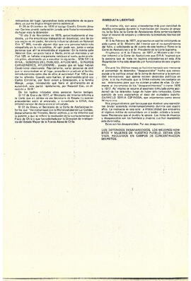 Antecedentes para el Symposium de Madrid sobre los desaparecidos en el Cono Sur de América Latina. (7)