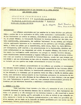 Análisis jurídico de los testimonios de Martín Sánchez, Carlos Arturo Briones y Darío César Villarroel (1)