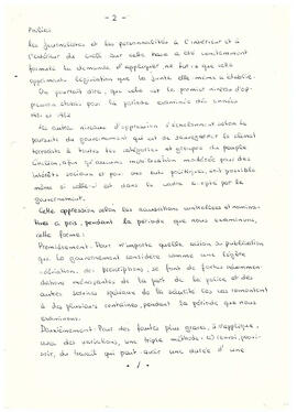 Meurtres, tortures, repressions et violetions des droits économiques, sociáux et culturels au Chili durant les annes 1981 et 1982 (2)