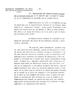 Estudio de los informes de violaciones de derechos humanos en Chile, con particular referencia a la tortura y otros tratos o castigos crueles, inhumanos o degradantes (23)