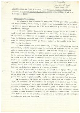 Relación sobre el viaje a Ginebra y perspectivas de trabajo con la Comisión de derechos humanos y su grupo ad hoc sobre Chile