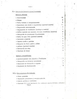 Relación de los torturados y tipos de torturas, en la etapa del 11 de septiembre hasta aproximadamente fines de octubre del 73. (5)