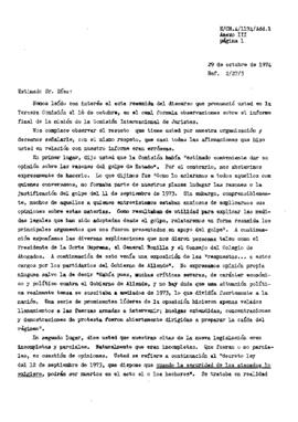 Estudio de los informes de violaciones de derechos humanos en Chile, con particular referencia a la tortura y otros tratos o castigos crueles, inhumanos o degradantes (25)