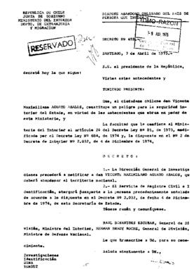 Decreto N° 459