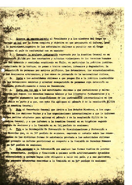 Comisión de derechos humanos de la Naciones Unidas: ¡La más enérgica condena al régimen de Augusto Pinochet! (6)