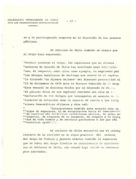 Estudio de los informes de violaciones de derechos humanos en chile, con particular referencia a la tortura y otros tratos o castigos crueles, inhumanos o degradantes. Nota de la Secretaría (27)