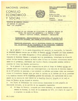 Consecuencias administrativas y financieras del proyecto de resolución revisado que figura en el documento. Exposición presentada por el secretario general de conformidad con el artículo 28 del reglamento de las comisiones orgánicas del Consejo Económico