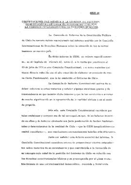 Estudio de los informes de violaciones de derechos humanos en Chile, con particular referencia a la tortura y otros tratos o castigos crueles, inhumanos o degradantes (30)