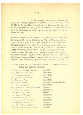 Copia fiel de la denuncia presentada por los familiares de detenidos desaparecidos a la Corte Suprema de Chile en enero (17)
