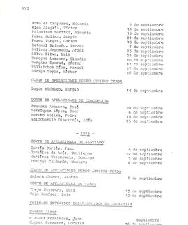 Descripción de hechos que muestran vulneración del derecho a la libertad de información y expresión (enero a septiembre de 1982). (7)