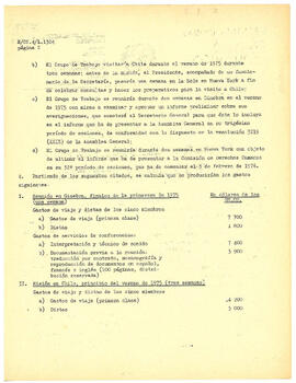 Consecuencias administrativas y financieras del proyecto de resolución revisado que figura en el documento. Exposición presentada por el secretario general de conformidad con el artículo 28 del reglamento de las comisiones orgánicas del Consejo Económico