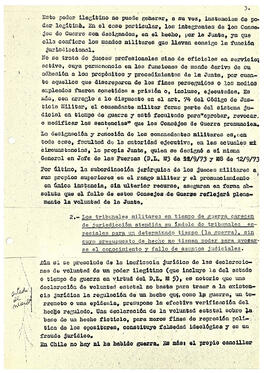 El carácter antijurídico de los procesos contra partidarios y simpatizantes del gobierno de la Unidad Popular (3)