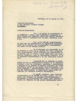Excmo. Sr. Presidente Dr. don Salvador Allende...