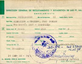 Dirección General de Reclutamiento y Estadística de las FF.AA. Enrolamiento