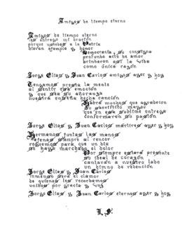 Amigos de tiempo eterno